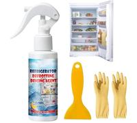 Spray Descongelante para Frigorífico, Removedor de Capa de Hielo, 120 ml, Agente Descongelante con Ahorro de Electricidad, para Refrigeradores y Congeladores