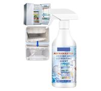 Spray descongelante para refrigerador, 120 ml, spray descongelante para refrigerador, descongelante y descongelante, descongelador para refrigerador, elimina eficazmente la acumulación de hielo (1)
