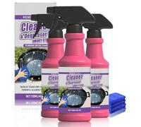 Spray Desengrasante de Acción Rápida y Alta Resistencia, 120ml Heavy Duty BBQ Grill Degreaser Spray, Limpiador para Hornos y Parrillas, Ideal para Restos de Grasa y Comida Guemada (3PC)