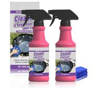 Spray Desengrasante de Acción Rápida y Alta Resistencia, 120ml Heavy Duty BBQ Grill Degreaser Spray, Limpiador para Hornos y Parrillas, Ideal para Restos de Grasa y Comida Guemada (2PC)