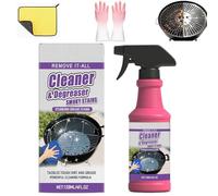 Spray Desengrasante de Alta Potencia y Acción Rápida para Parrillas, 120 ml / 4 fl. oz Limpiador para Barbacoas, Parrillas de Exterior y Ahumadores, Elimina Restos de Comida Quemada y Grasa (1PC)