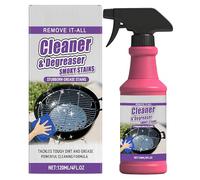 Spray Desengrasante de Alta Potencia y Acción Rápida para Parrillas | Fórmula Potente que Elimina la Grasa Rebelde | Limpiador para Parrillas, Hornos y Superficies de Cocina | 120 ml (1Piezas)