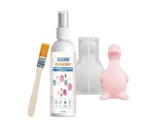 Spray Desmoldante - 120g Agente Desmoldante Base Silicona, Spray Desmoldantes Resina | 100ml Agente Fácil Desmoldeo Para Vacaciones Adultos Profesionales Entusiastas Principiantes Aficionados, Agentes