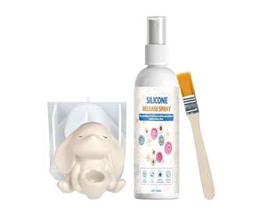 Spray desmoldante de silicona - Agente desmoldante para epoxi, fórmula de separación uniforme | Protección sin residuos para la realización de bricolaje para en r