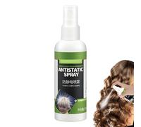 Spray estático, spray antiestático de 100 ml para mujeres del cabello, spray portátil de tela tamaño de viaje para cabello, ropa, telas, ropa de cama, mantas, alfombras