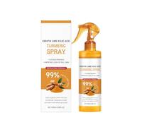 Spray Exfoliante e Iluminador de Cúrcuma: hidratación ligera, reduce la opacidad y promueve una piel más suave. Spray nutritivo e hidratante, apto para todo tipo de piel.