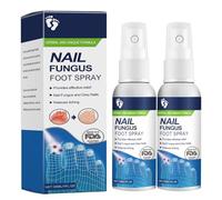Spray Extra Fuerte para el Cuidado de las Uña 30 ml,Fórmula Natural que Hidrata y Nutre las uñas, Repara las Zonas secas y Agrietadas, Mejora la Textura de las uñas y Controla el Olor (2pcs)