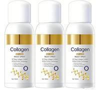 Spray Facial de Colágeno Reafirmante, Bruma Facial Hidratante, Spray Corporal de Colágeno Antienvejecimiento, Bruma de Cuidado Voluminizador y Reafirmante, para Piel Seca