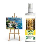 Spray fijador para obras de arte - 100 ml, revestimiento protector transparente, pastel, carbón vegetal, aguache acrílico, sellador para pintura, fijador de arte de secado rápido para pintura