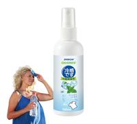 Spray fría para el verano - botella de frío evaporativa de alta resistencia, agente de enfriamiento de actualización de 3 minutos | Fórmula a base de planta, boquilla a prueba de fugas,