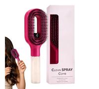 Spray Hair Comb, Fine Mist Brush, 100g Anti Frizz Styling Tool, Built in Water Spray for Quick Refresh Detangling Hair Care Daily Styling Travel Salon Home Women Girls Use
