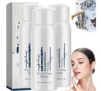 Spray Hidratante Facial Birch Juice Naturals, Bruma Facial Con ácido Hialurónico Y Colágeno, Bruma Facial Tonificante, Bruma Hidratante Tonificante Antes Del Maquillaje (3 botellas)