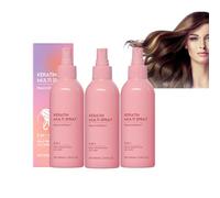 Spray hidratante para mascarillas capilares con queratina, tratamiento profundo para cabello seco, dañado, rizado y tratado con color, repara roturas y puntas abiertas, desenredador antiencrespamiento