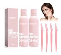 Spray identificador de cabello para el afeitado facial, spray de reconocimiento del cabello para la representación del vello facial, Dermaplaning Tool For Face, Dermaplaning Spray para mujeres (2