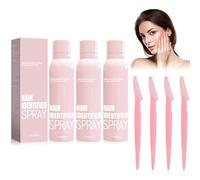 Spray identificador de cabello para el afeitado facial, spray de reconocimiento del cabello para la representación del vello facial, Dermaplaning Tool For Face, Dermaplaning Spray para mujeres (3