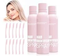Spray identificador de pelo para el afeitado facial, Dermaplaning Spray para la cara, spray de reconocimiento del vello facial, spray de depilación para dermaplaning, spray de agarre facial (3)