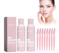 Spray identificador de pelo para el afeitado facial, espray de marcado del vello facial con cuchillas de afeitar, spray identificador de cabello para dermaplaning facial para una depilación rápida