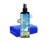 Spray impermeable para tela, protector resistente de nanotecnología, líquido impermeabilizante, 100 ml, spray solar y escudo para exteriores, para esquí, remo, camping, mochilas, , nailon