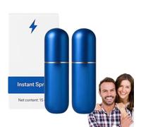 Spray instantáneo, spray retardante para hombres de larga duración, mejorado, realza el encanto masculino con resultados de acción rápida. (2 piezas)