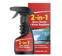 Spray Limpiacristales | 120ml Limpieza de Coche Impermeable Anti-Vaho - Limpiavidrios Eliminador De Películas De - Para Camión Autocaravana SUV Hogar Espejo Exterior Baño Ducha