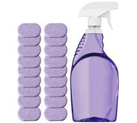 Spray limpiador de cocina, botella limpiadora de salpicaduras con 18 tabletas de limpieza, cocina multiusos para baño de horno, salpicaduras