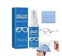 Spray limpiador de lentes, kit de limpieza portátil antivaho para gafas de