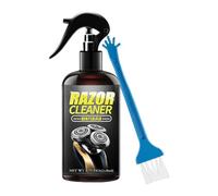 Spray limpiador de maquinilla de afeitar - Mantenimiento de afeitadora eléctrica de 260 ml | Líquido lubricante antioxidante - Spray de limpieza de cuchillas sin olor con cepillo para hombres