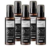 Spray Limpiador De Maquinillas De Afeitar De 100 Ml, Compatible Con Braun, Compatible Con Philips, Compatible Con Panasonic, Adecuado For El 99% De Las Maquinillas De Afeitar Y Cortapelos(5 pcs)