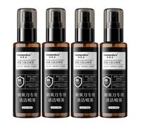 Spray Limpiador De Maquinillas De Afeitar De 100 Ml, Compatible Con Braun, Compatible Con Philips, Compatible Con Panasonic, Adecuado For El 99% De Las Maquinillas De Afeitar Y Cortapelos(4 pcs)