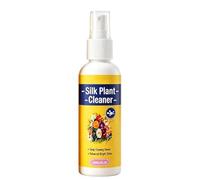 Spray limpiador de plantas de seda, 120 mililitros de brillo y limpieza profunda con protección UV, limpiador de plantas de seda en spray sin limpiar, para casa, oficina, salón, dormitorio, interior y