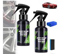 Spray limpiador eficaz para almacén de motor, agente de revestimiento de coche, herramienta de salpicadero para automóvil, motocicleta, barco, limpiador de muebles (2 unidades de 100 ml)