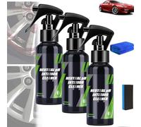 Spray limpiador eficaz para almacén de motor, agente de revestimiento de coche, herramienta de salpicadero para automóvil, motocicleta, barco, limpiador de muebles (3 unidades de 100 ml)
