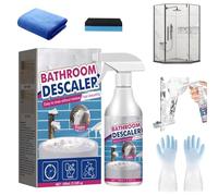 Spray Limpiador Espumoso Descalcificante para Baño, Limpiador Potente contra Manchas Rebeldes, Limpiador Multiuso para Baños Jue Fish para Bañera, Inodoro, Baño, Lavabo de Ducha (1, 1PC)