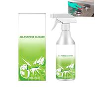 Spray limpiador multiuso, elimina las manchas difíciles de fregaderos de azulejos y cocinas, limpiador descalcificador de baño, potente spray limpiador multisuperficie, sin enjuague (1pc)