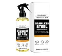 Spray Limpiador Para Cromo | Líquido Quitamanchas Multifuncional 500 ml,Spray Limpiador De Parrillas | Para Baños Cocina Exteriores Barandillas Fregadero Puerta Bisagras Electrodoméstico