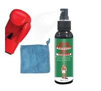 Spray Limpiador para Equipos De Gimnasio - Desodorante Natural De 100 Ml para Guantes De Boxeo, Calzado Y Equipo Deportivo | Elimina Los Olores De Las Botas De Trabajo, Cascos, Bolsos Y Ropa, Fórmula