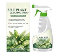 Spray limpiador para plantas artificiales de seda; bruma eliminadora de polvo sin aclarado para follaje y flores artificiales; restaura el brillo natural de las plantas decorativas (1Piezas)