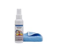 Spray limpiador para una limpieza rápida y profunda de todos los lentes.