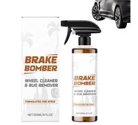 Spray limpiador potente para ruedas y neumáticos, spray abrillantador de neumáticos y limpiador de llantas que elimina la suciedad, el polvo y el óxido difíciles.