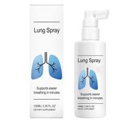 Spray limpiador pulmonar, bruma herbal, spray bucal de 100 ml, menta (1pc) | Bruma bucal herbal de 100 ml, ingredientes vegetales naturales, aliento fresco con toque de menta, tapón hermético