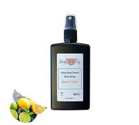 Spray mediano hecho a mano altamente perfumado para habitación, ambientador de larga duración, fuerte fragancia, regalo de aire (limón y lima)