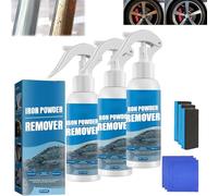 Spray multifuncional para eliminar óxido de acción rápida, aerosoles portátiles para quitar óxido para metal con esponja y paño, oxidación de acción rápida, limpiador multisuperficie, para (3 PCS)