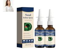 Spray Nasal Descongestionante,Spray Nasal Natural,Hidratante para la Sequedad Nasals,Sprays Nasals Hygiene,Aliviar las Molestias en la Nariz,2pc
