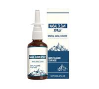 Spray Nasal - Limpia Y Refresca Tus Fosas Nasales - Más De 150 Usos Por Botella - Fórmula Mineral Natural - (Botella De 2 Oz + Pulverizador Nasal) ,1 pcs