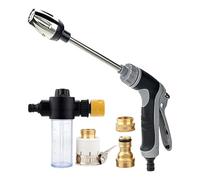 Spray Nozzle - Water Nozzle | Garden Hose Nozzle | Metal Heavy-Duty Water Hose Nozzle Sprayer Spray Nozzle With Adjustable Pressure Adjustable Water Nozzle Sprayer For Lawn, Garden & Car Washing