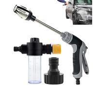 Spray Nozzles For Garden Hose | Metal Heavy Duty Water Hose Nozzle Sprayer | Adjustable Water Nozzle Sprayer For Lawn & Garden, Washing Cars, Watering Plants