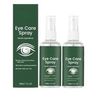 Spray ocular con luteína, bruma refrescante con vitamina E, spray hidratante y protector para ojos cansados, reduce ojeras, efecto reafirmante y tensor, refrescante y de rápida absorción. (2 piezas)