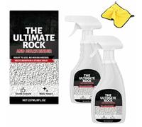 Spray-On Rock & Mulch Binder, Mulch & Rock Glue for Landscape, Multi-Purpose Fixing Adhesive, Quick-Drying Gravel Adhesive, Long-Lasting, for Outdoor Patios, Gardens, and Terraces (2pcs)