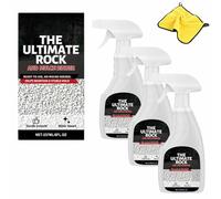 Spray-On Rock & Mulch Binder, Mulch & Rock Glue for Landscape, Multi-Purpose Fixing Adhesive, Quick-Drying Gravel Adhesive, Long-Lasting, for Outdoor Patios, Gardens, and Terraces (3pcs)