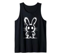 Spray Paint Bunny Silhouette Graffiti Urban Art Animal Camiseta sin Mangas